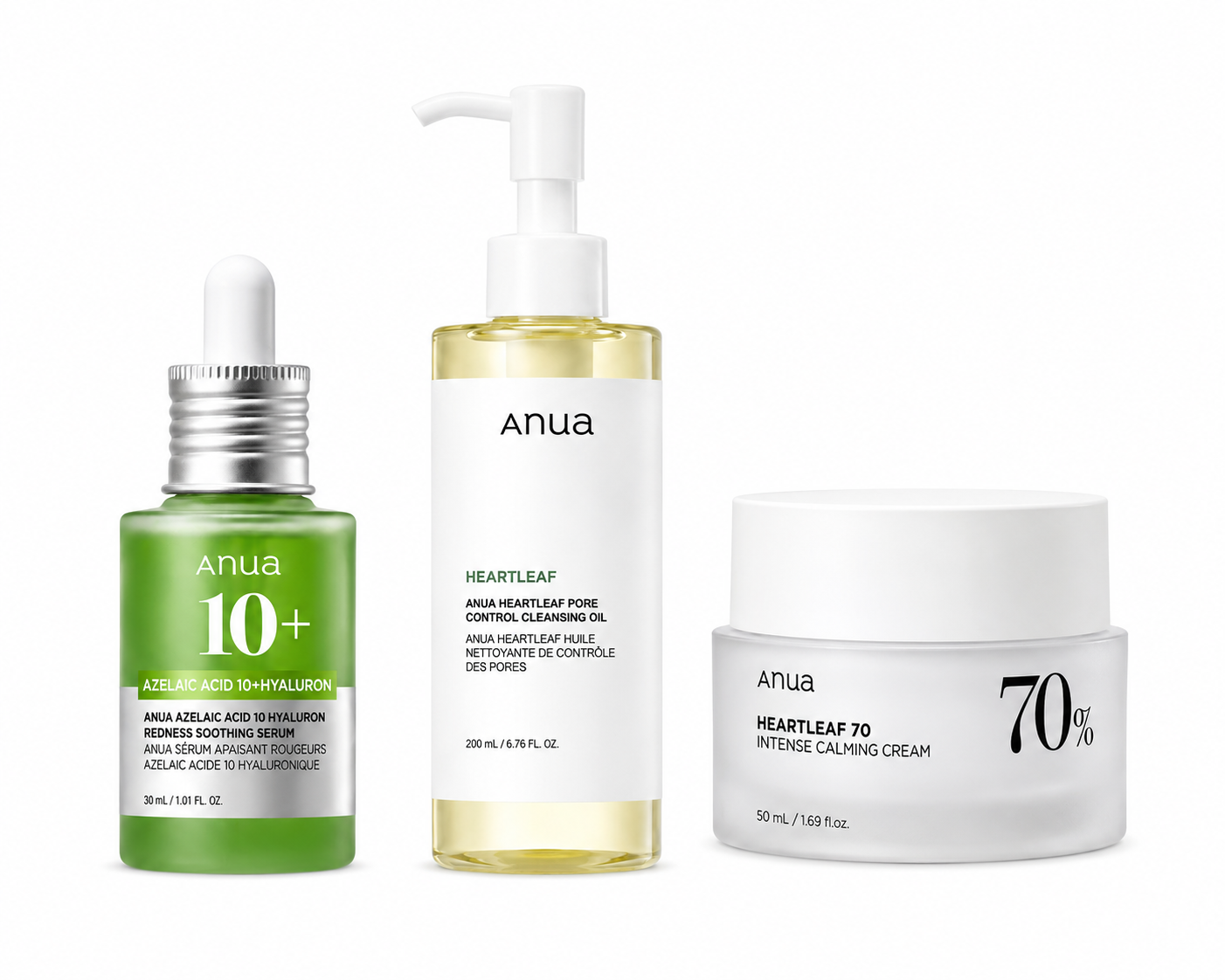 Anua スキンケア6点セット Kit ANUA Pele Acneica Heartleaf — Controle e Calma | Compre Já