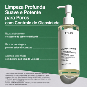 KIT ANUA Heartleaf — Rotina Completa Pele Sensível
