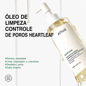 Óleo de Limpeza Facial Anua Heartleaf | Controle de Oleosidade
