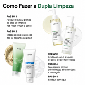 Óleo de Limpeza Facial Anua Heartleaf | Controle de Oleosidade