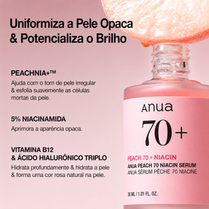 Sérum Niacinamida Anua Peach 70 | Extrato de Pêssego