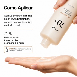 Tônico Facial Hidratante Anua Rice 70 Glow Milky Arroz