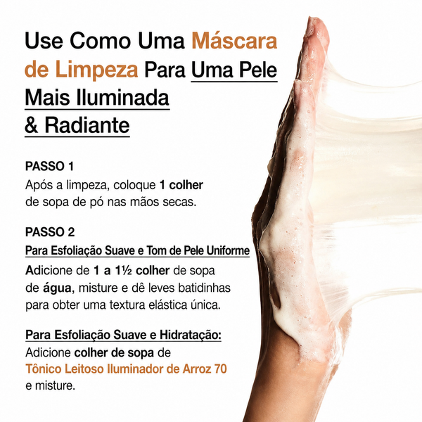 Esfoliante Facial em Pó Anua | Enzimas de Arroz + Ceramida