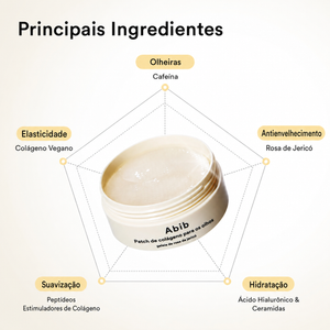 Máscara para os Olhos de Colágeno Vegano Abib | Antiolheiras