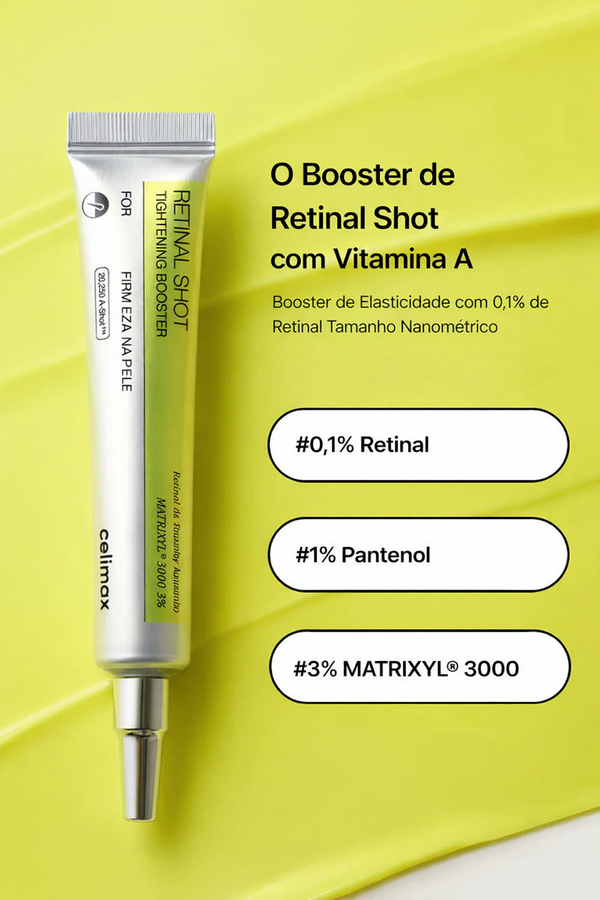 Celimax Retinal Shot Booster 0,1% Antienvelhecimento 15ml | Compre Já