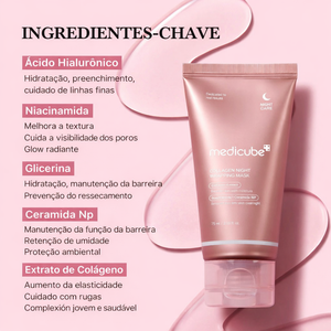 Medicube Máscara Noturna de Colágeno | Hidratação + Elasticidade