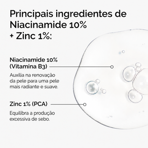 Sérum Niacinamida 10% + Zinco 1% The Ordinary | Poros e Oleosidade