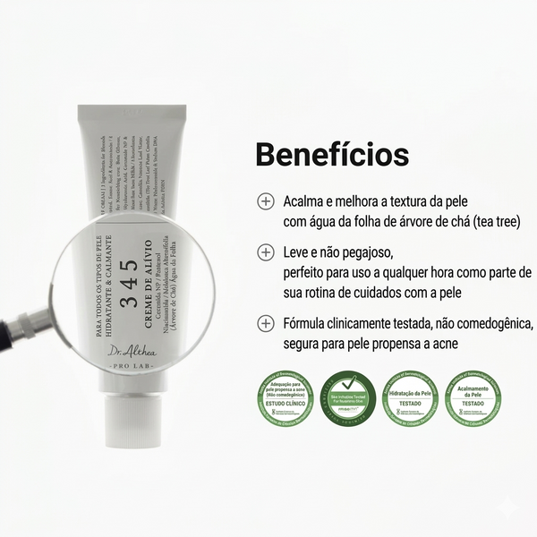 Dr. Althea 345 Relief Cream — Creme Calmante para Acne