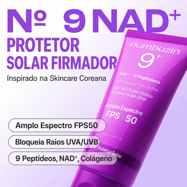 Numbuzin No.9 NAD+ Glow Sunscreen SPF50 | Compre Ja

