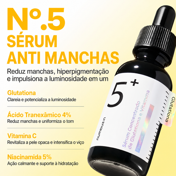 Sérum Vitamina C Numbuzin No.5 com Ácido Tranexâmico + Niancinamida