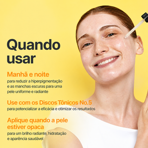 Sérum Vitamina C Numbuzin No.5 com Ácido Tranexâmico + Niancinamida
