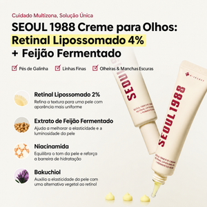 Creme para Olhos Retinal 4% + Niacinamida K-Secret Seoul 1988